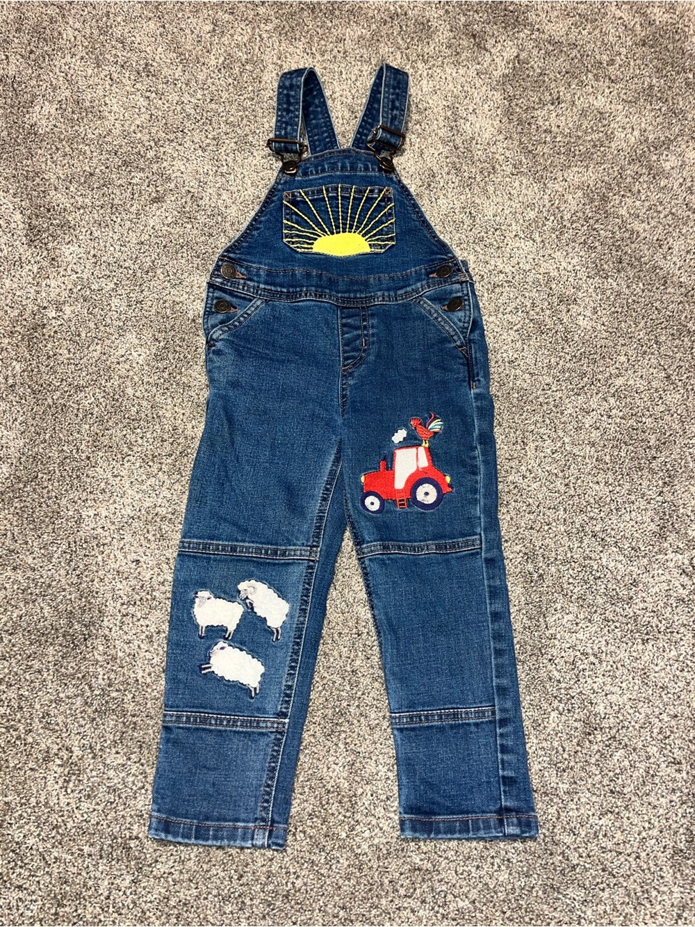 3y Mini boden tractor overalls